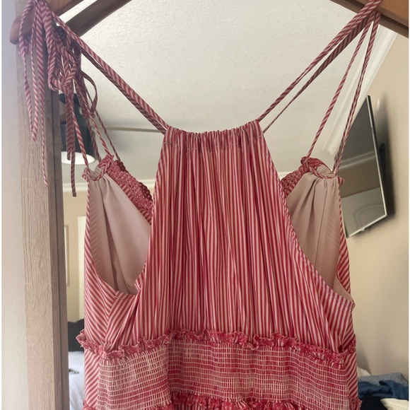 BCBG. Size 6. Red/white striped dress. - Picture 2 of 12